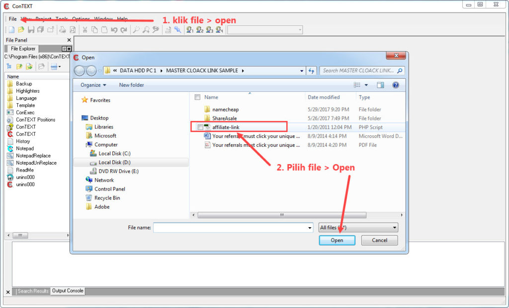 Local file master file. Local file master file