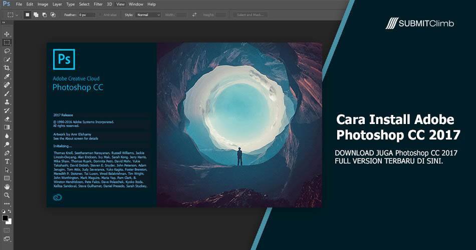 Cara install adobe Photoshop CC 2017