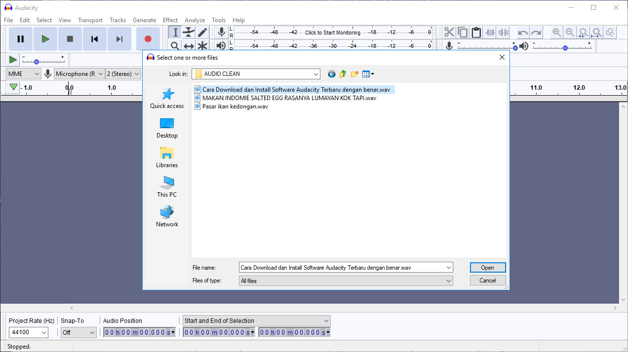 Audacity Buka File 01