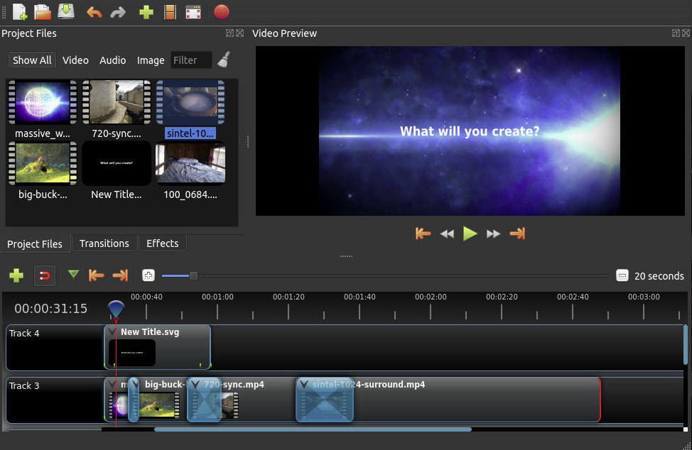 Software OpenShot Video Editing