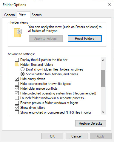 klik tab view lalu pilih Hide extensions for knows file types