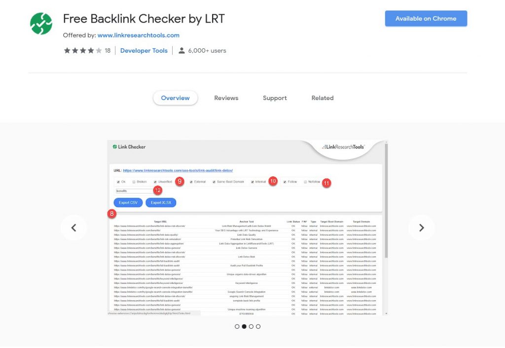 Free Backlink Checker by LRT Extension Google Chrome Terbaik