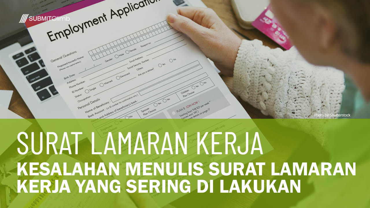 Kesalahan Menulis Surat Lamaran Kerja