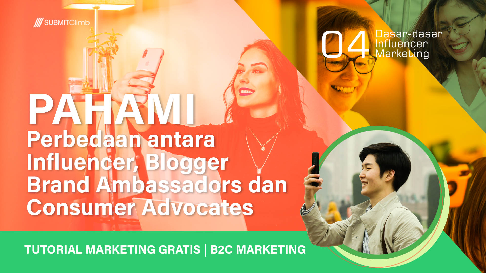 Perbedaan Influencer, Brand Ambassadors, Blogger dan Consumer Advocates