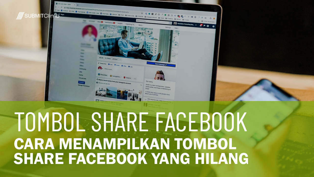 Cara Menampilkan Tombol Share Facebook yang hilang