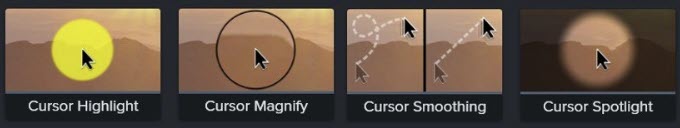 Cursor effects di Camtasia 2020