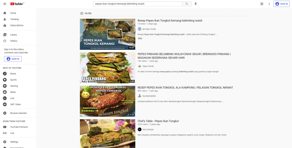 hasil pencarian thumbnails Pepes Ikan Tongkol Kemangi Belimbing Wuluh