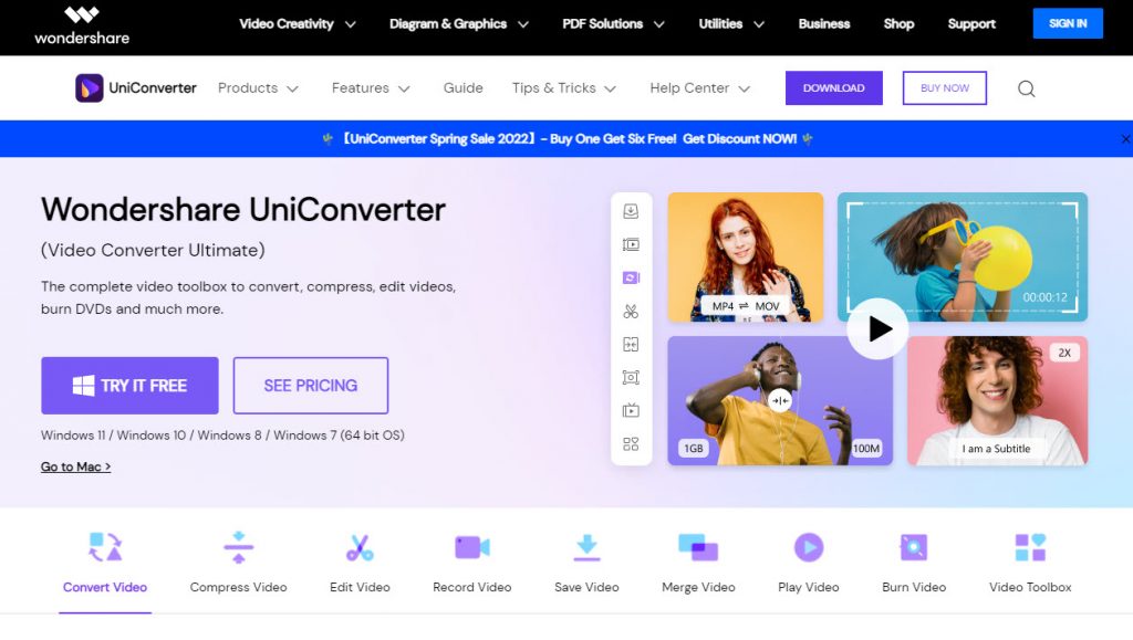 Youtube converter mp3 dari Wondershare Uniconverter